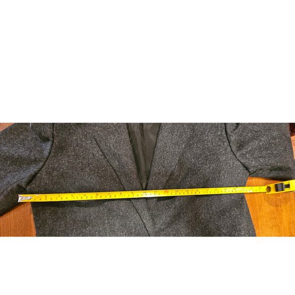 Sag Harbor Wool Rich Blend Womens Gray Blazer, 70% wool, Womens Sz 12P - Picture 8 of 10